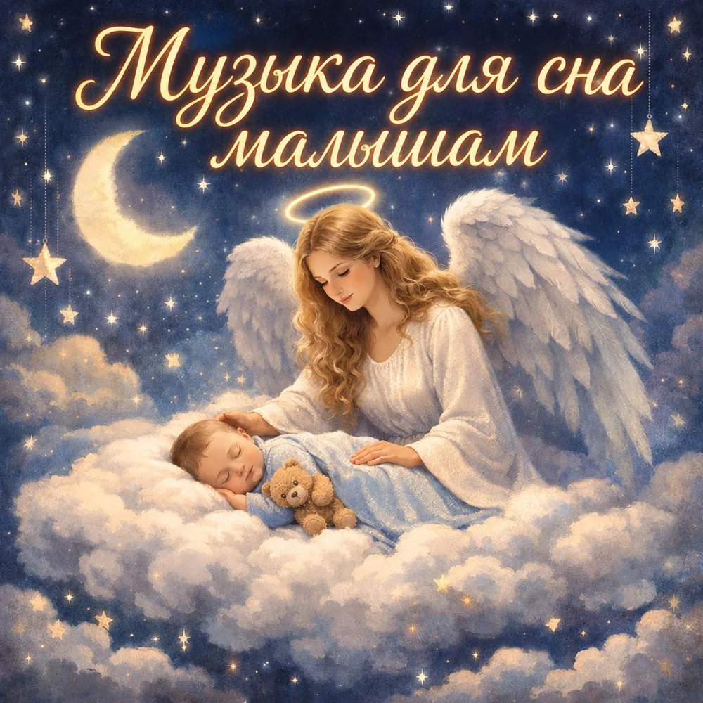 Обложка: музыкальный альбом «Музыка для сна малышам» – Аурафон