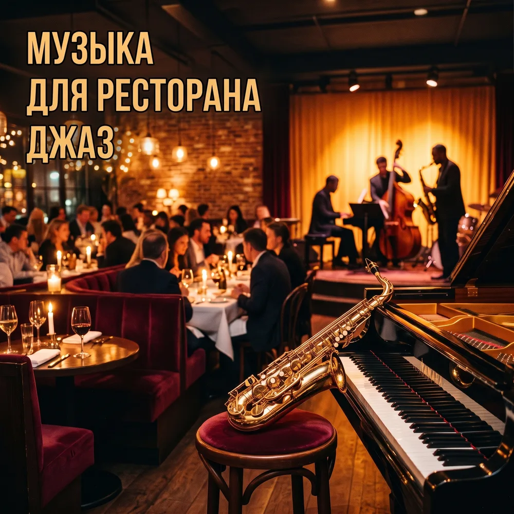 Обложка: музыкальный альбом «Музыка для ресторана | Джаз» – Настольная лампа