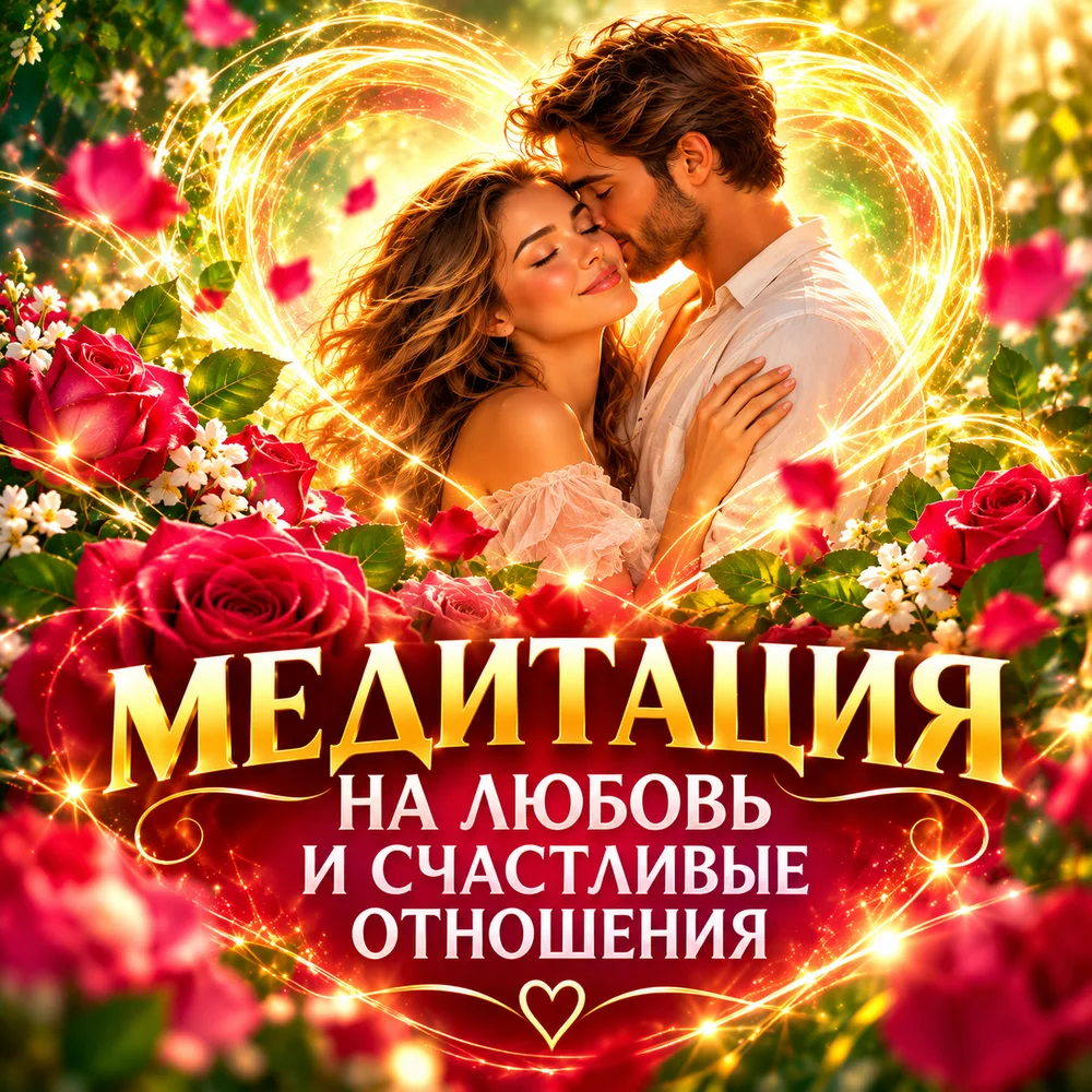 Обложка аудиопрактики «Медитация на любовь и счастливые отношения» – Шабарова Ольга
