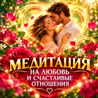 Обложка аудиопрактики «Медитация на любовь и счастливые отношения»