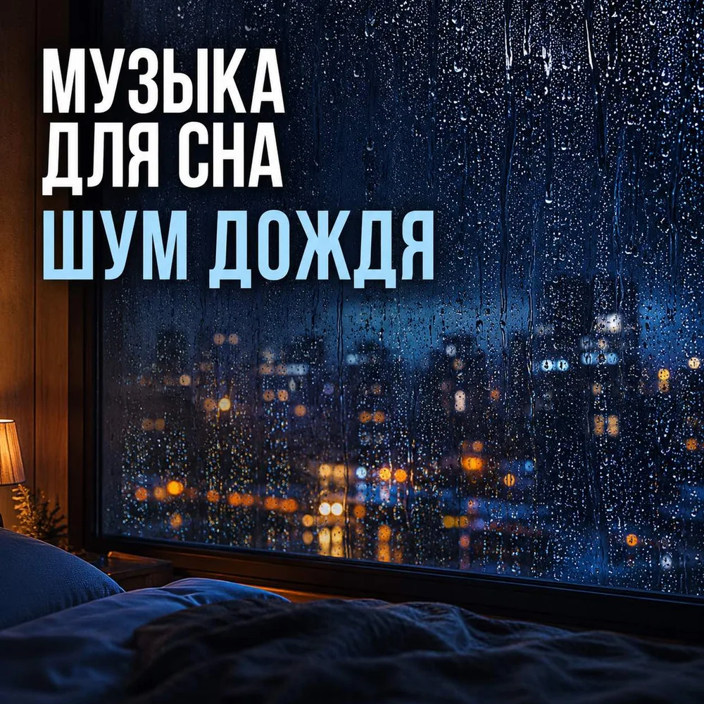 Обложка плейлиста «Музыка для сна с дождём | Шум дождя для сна» на АудиоЛаде