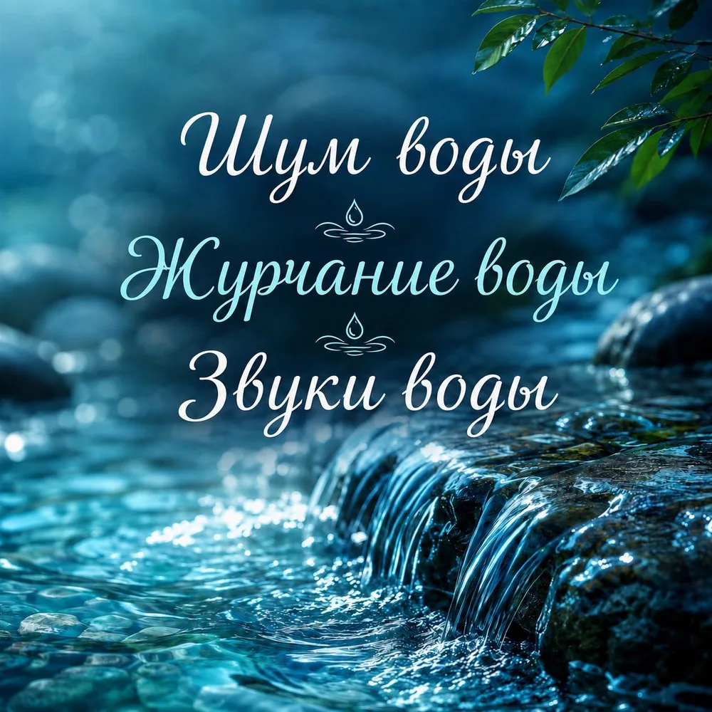 Обложка плейлиста «Шум воды | Журчание воды | Звуки воды» на АудиоЛаде
